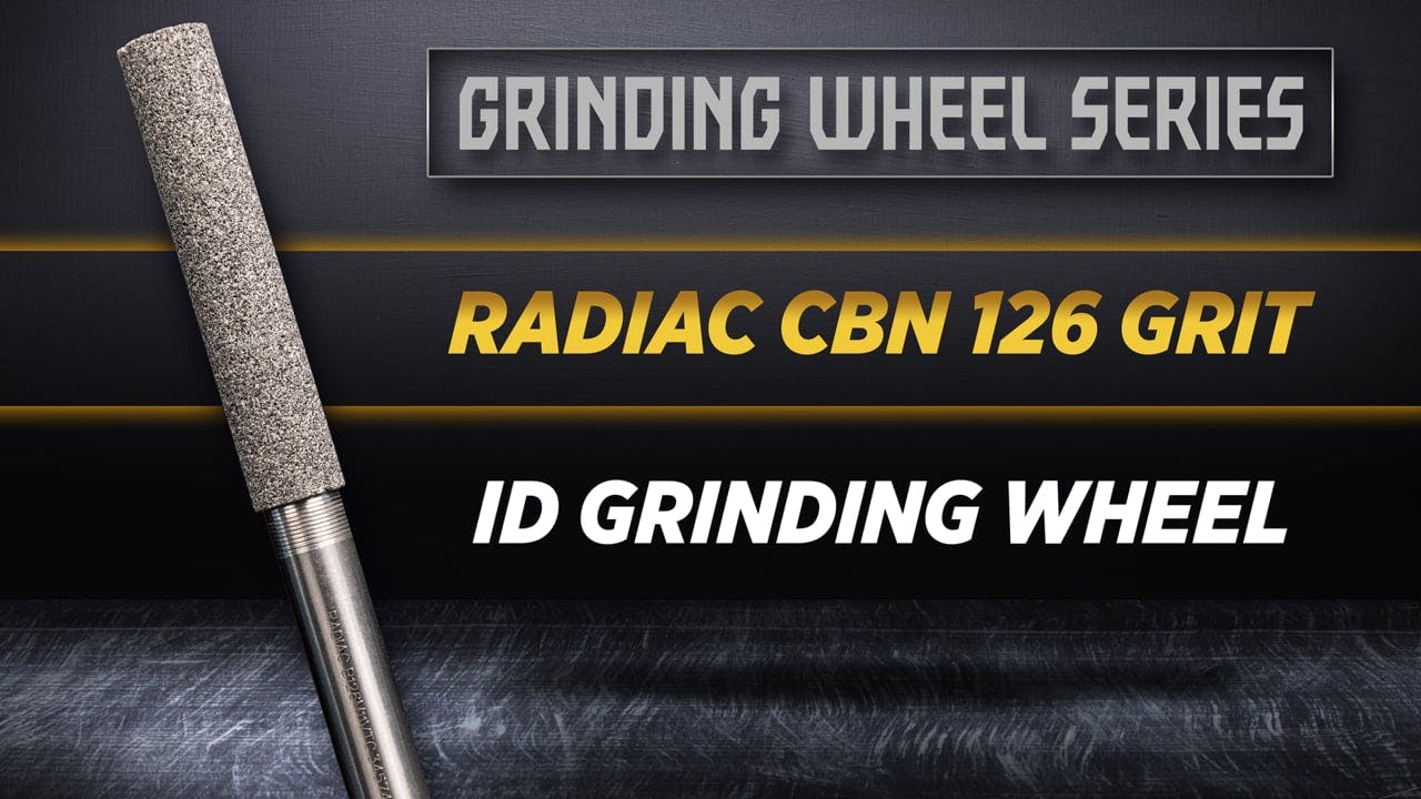 09 - RADIAC ID CUBIC BORON NITRIDE WHEEL