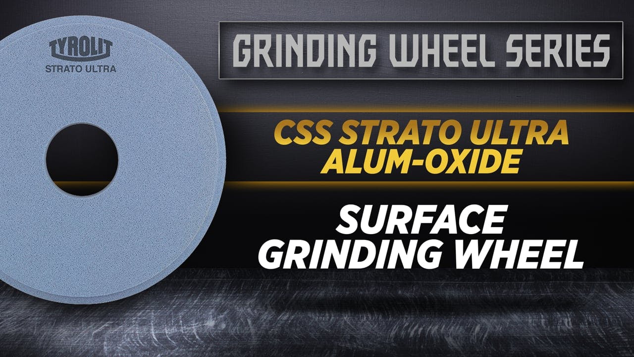 10 - STRATO ULTRA ALUM - OXIDE SURFACE GRINDING WHEEL